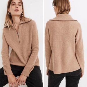 Madewell - Glenbrook Half Zip Wool Sweater